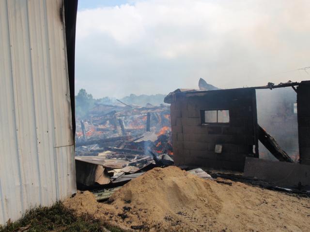 Barn fire, 07.31.2010, Connolly farm